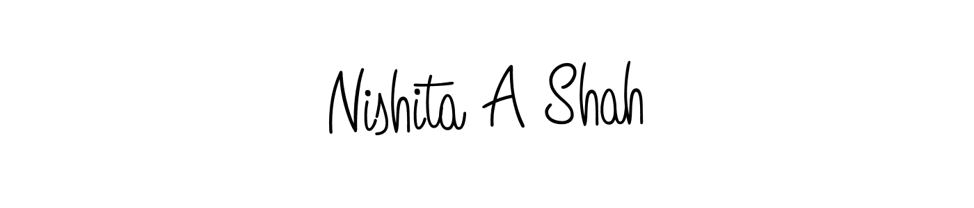 Make a short Nishita A Shah signature style. Manage your documents anywhere anytime using Angelique-Rose-font-FFP. Create and add eSignatures, submit forms, share and send files easily. Nishita A Shah signature style 5 images and pictures png