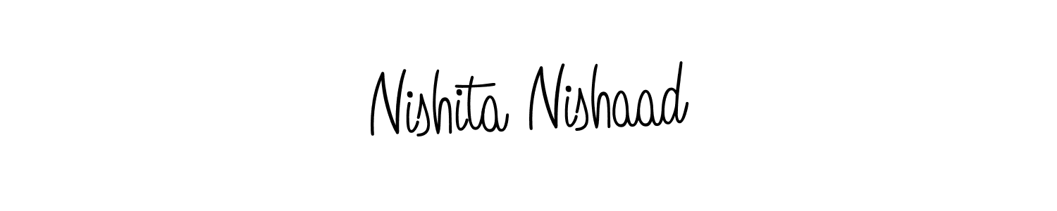 Check out images of Autograph of Nishita Nishaad name. Actor Nishita Nishaad Signature Style. Angelique-Rose-font-FFP is a professional sign style online. Nishita Nishaad signature style 5 images and pictures png