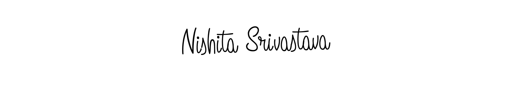 if you are searching for the best signature style for your name Nishita Srivastava. so please give up your signature search. here we have designed multiple signature styles  using Angelique-Rose-font-FFP. Nishita Srivastava signature style 5 images and pictures png