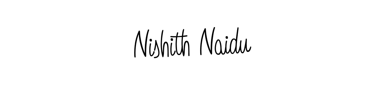 How to make Nishith Naidu signature? Angelique-Rose-font-FFP is a professional autograph style. Create handwritten signature for Nishith Naidu name. Nishith Naidu signature style 5 images and pictures png