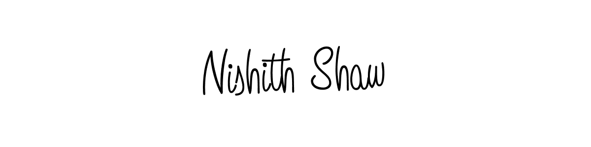 Once you've used our free online signature maker to create your best signature Angelique-Rose-font-FFP style, it's time to enjoy all of the benefits that Nishith Shaw name signing documents. Nishith Shaw signature style 5 images and pictures png