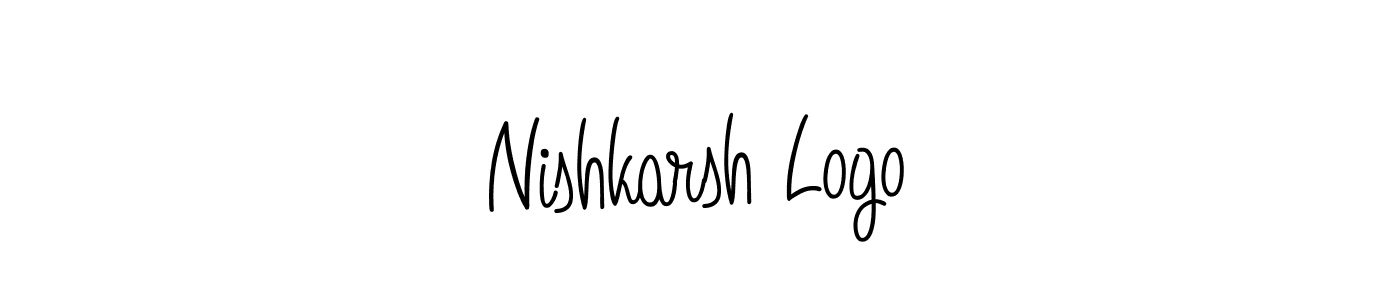 Make a beautiful signature design for name Nishkarsh Logo. With this signature (Angelique-Rose-font-FFP) style, you can create a handwritten signature for free. Nishkarsh Logo signature style 5 images and pictures png