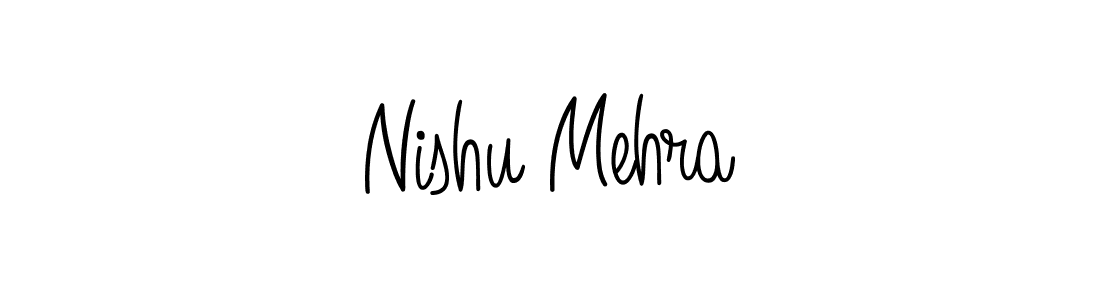 Make a beautiful signature design for name Nishu Mehra. Use this online signature maker to create a handwritten signature for free. Nishu Mehra signature style 5 images and pictures png