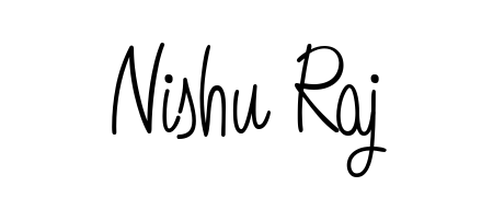 Download transparent PNG signature for name Nishu Raj styled with Angelique-Rose-font-FFP font. Ready to paste directly into PDF and Word agreements. Nishu Raj signature style 5 images and pictures png