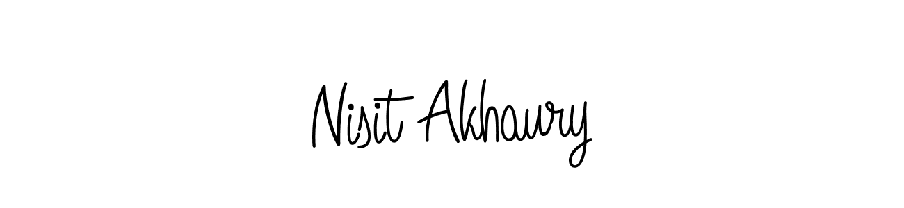 Make a short Nisit Akhaury signature style. Manage your documents anywhere anytime using Angelique-Rose-font-FFP. Create and add eSignatures, submit forms, share and send files easily. Nisit Akhaury signature style 5 images and pictures png