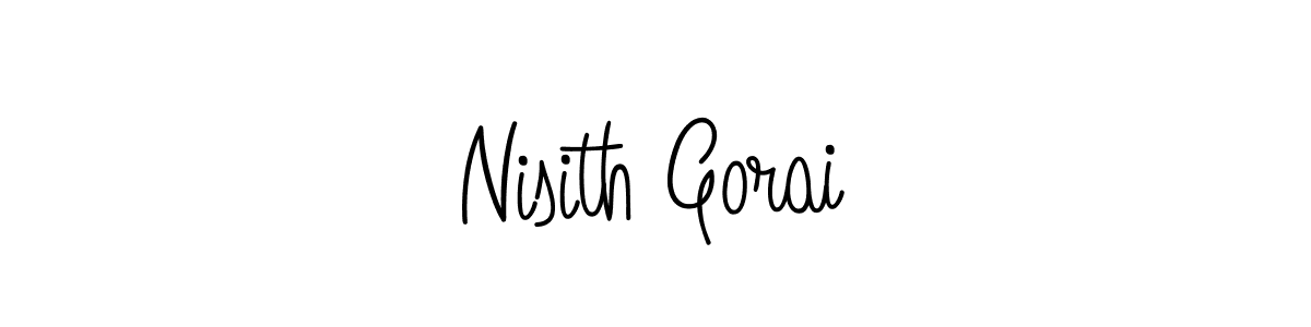 Make a beautiful signature design for name Nisith Gorai. Use this online signature maker to create a handwritten signature for free. Nisith Gorai signature style 5 images and pictures png