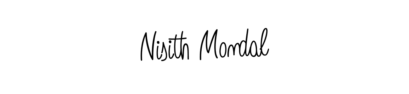 Angelique-Rose-font-FFP is a professional signature style that is perfect for those who want to add a touch of class to their signature. It is also a great choice for those who want to make their signature more unique. Get Nisith Mondal name to fancy signature for free. Nisith Mondal signature style 5 images and pictures png