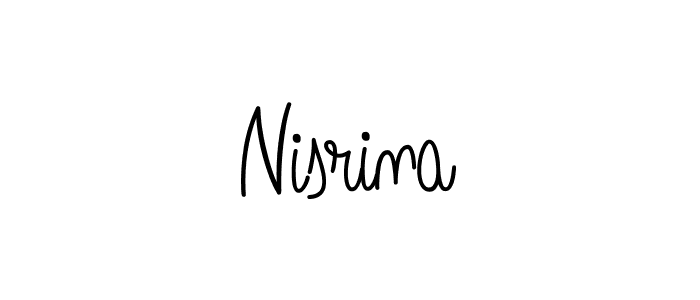 See photos of Nisrina official signature by Spectra . Check more albums & portfolios. Read reviews & check more about Angelique-Rose-font-FFP font. Nisrina signature style 5 images and pictures png