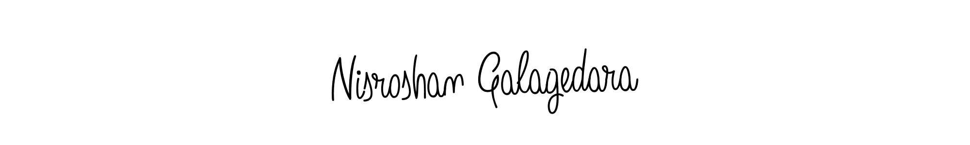 The best way (Angelique-Rose-font-FFP) to make a short signature is to pick only two or three words in your name. The name Nisroshan Galagedara include a total of six letters. For converting this name. Nisroshan Galagedara signature style 5 images and pictures png