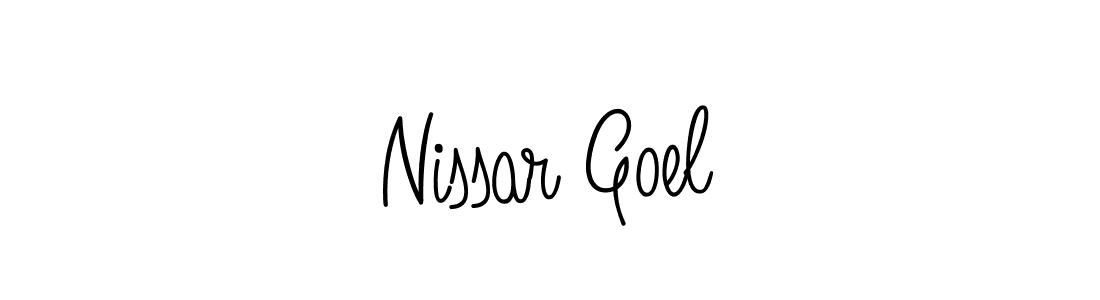 See photos of Nissar Goel official signature by Spectra . Check more albums & portfolios. Read reviews & check more about Angelique-Rose-font-FFP font. Nissar Goel signature style 5 images and pictures png