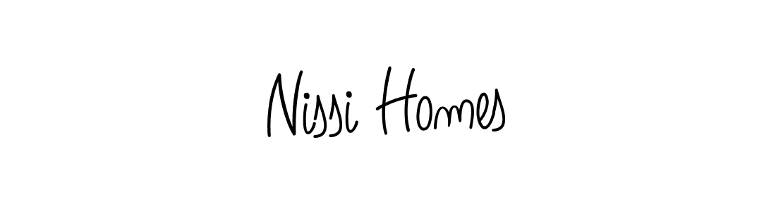 Similarly Angelique-Rose-font-FFP is the best handwritten signature design. Signature creator online .You can use it as an online autograph creator for name Nissi Homes. Nissi Homes signature style 5 images and pictures png