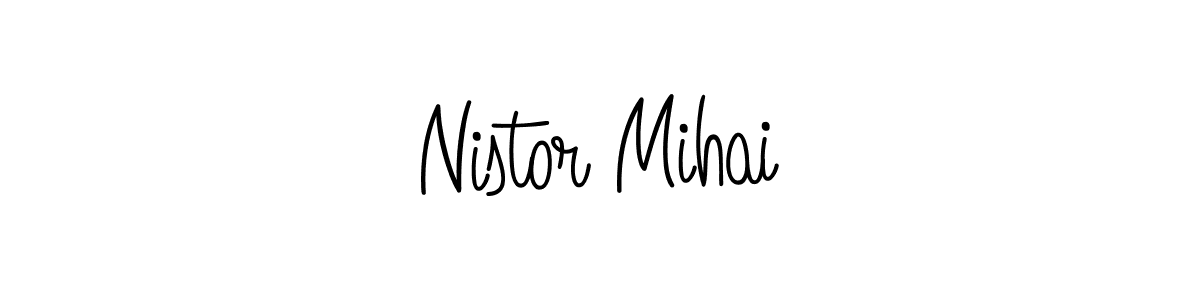 Once you've used our free online signature maker to create your best signature Angelique-Rose-font-FFP style, it's time to enjoy all of the benefits that Nistor Mihai name signing documents. Nistor Mihai signature style 5 images and pictures png