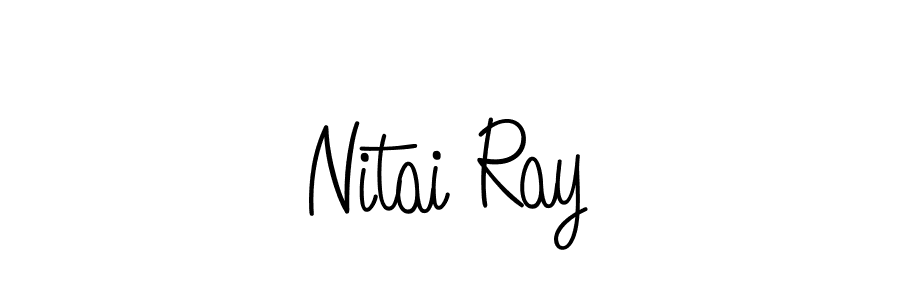 Also You can easily find your signature by using the search form. We will create Nitai Ray name handwritten signature images for you free of cost using Angelique-Rose-font-FFP sign style. Nitai Ray signature style 5 images and pictures png