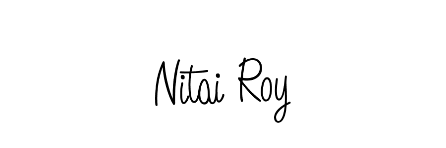 Angelique-Rose-font-FFP is a professional signature style that is perfect for those who want to add a touch of class to their signature. It is also a great choice for those who want to make their signature more unique. Get Nitai Roy name to fancy signature for free. Nitai Roy signature style 5 images and pictures png