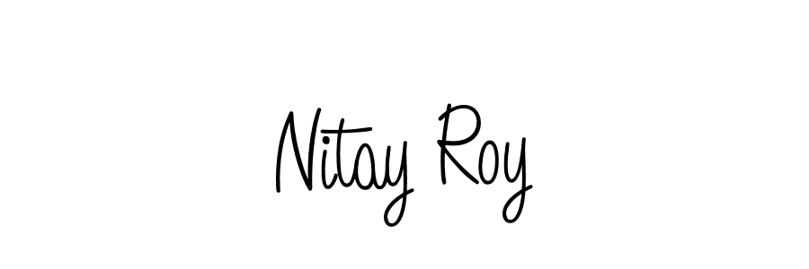 Make a beautiful signature design for name Nitay Roy. With this signature (Angelique-Rose-font-FFP) style, you can create a handwritten signature for free. Nitay Roy signature style 5 images and pictures png