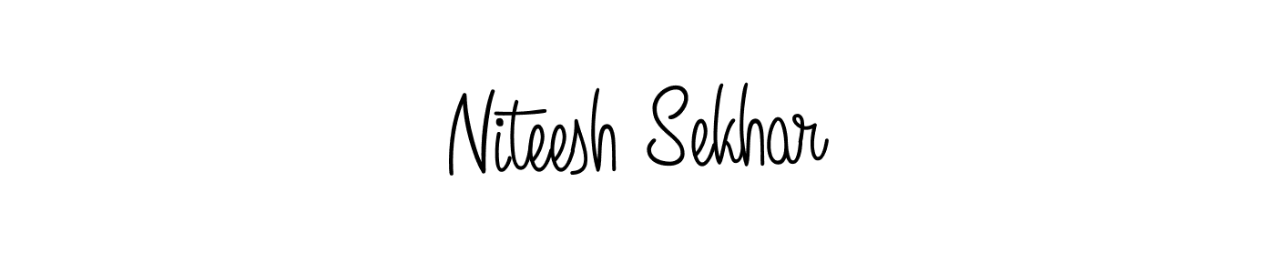 How to Draw Niteesh Sekhar signature style? Angelique-Rose-font-FFP is a latest design signature styles for name Niteesh Sekhar. Niteesh Sekhar signature style 5 images and pictures png