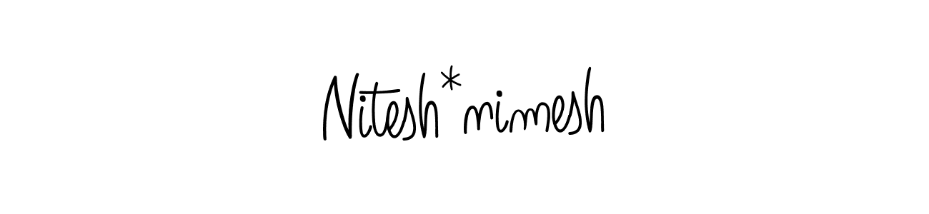 You can use this online signature creator to create a handwritten signature for the name Nitesh*nimesh. This is the best online autograph maker. Nitesh*nimesh signature style 5 images and pictures png