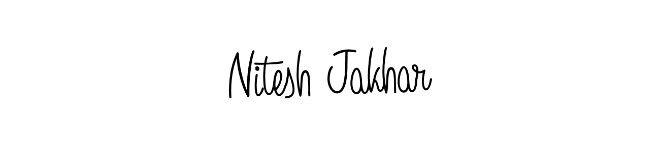 This is the best signature style for the Nitesh Jakhar name. Also you like these signature font (Angelique-Rose-font-FFP). Mix name signature. Nitesh Jakhar signature style 5 images and pictures png