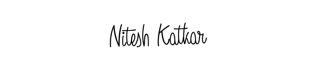 Check out images of Autograph of Nitesh Katkar name. Actor Nitesh Katkar Signature Style. Angelique-Rose-font-FFP is a professional sign style online. Nitesh Katkar signature style 5 images and pictures png