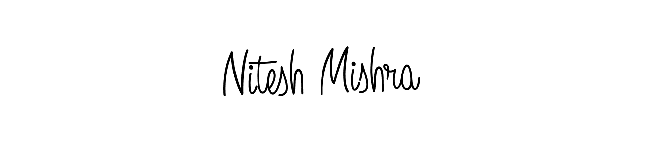 Check out images of Autograph of Nitesh Mishra name. Actor Nitesh Mishra Signature Style. Angelique-Rose-font-FFP is a professional sign style online. Nitesh Mishra signature style 5 images and pictures png