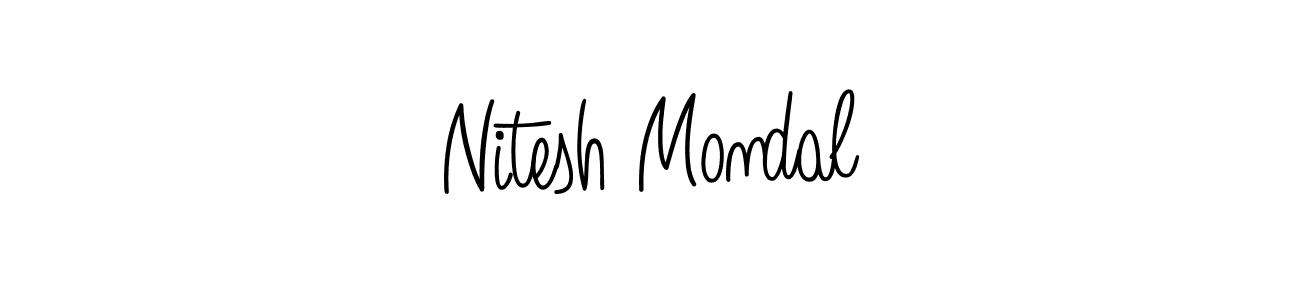 This is the best signature style for the Nitesh Mondal name. Also you like these signature font (Angelique-Rose-font-FFP). Mix name signature. Nitesh Mondal signature style 5 images and pictures png