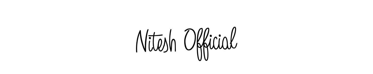 Here are the top 10 professional signature styles for the name Nitesh Official. These are the best autograph styles you can use for your name. Nitesh Official signature style 5 images and pictures png