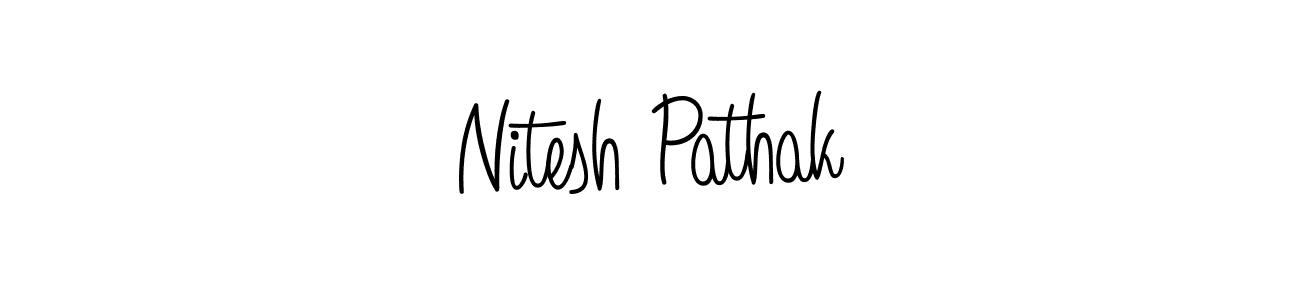 Check out images of Autograph of Nitesh Pathak name. Actor Nitesh Pathak Signature Style. Angelique-Rose-font-FFP is a professional sign style online. Nitesh Pathak signature style 5 images and pictures png