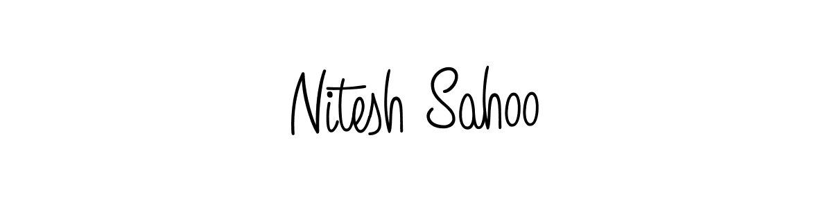 Check out images of Autograph of Nitesh Sahoo name. Actor Nitesh Sahoo Signature Style. Angelique-Rose-font-FFP is a professional sign style online. Nitesh Sahoo signature style 5 images and pictures png