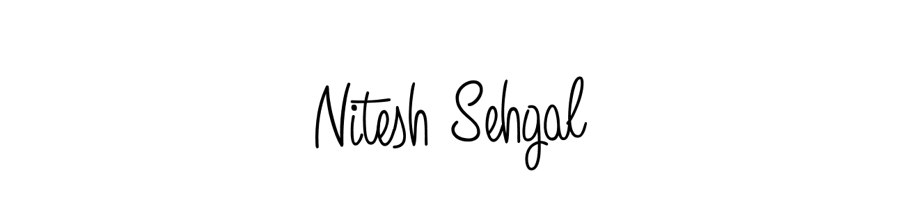 Make a short Nitesh Sehgal signature style. Manage your documents anywhere anytime using Angelique-Rose-font-FFP. Create and add eSignatures, submit forms, share and send files easily. Nitesh Sehgal signature style 5 images and pictures png