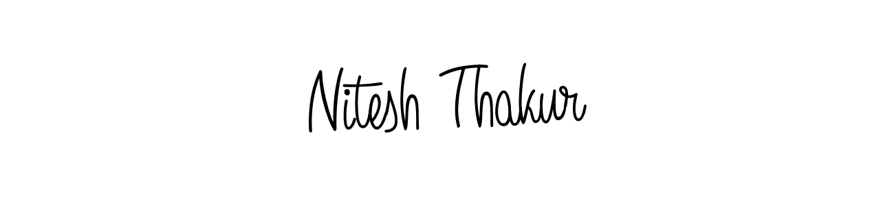 Check out images of Autograph of Nitesh Thakur name. Actor Nitesh Thakur Signature Style. Angelique-Rose-font-FFP is a professional sign style online. Nitesh Thakur signature style 5 images and pictures png