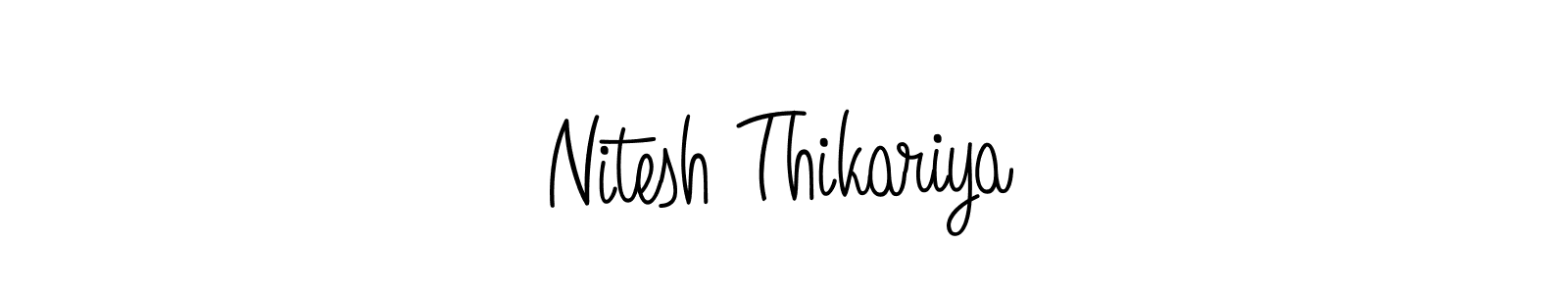 Check out images of Autograph of Nitesh Thikariya name. Actor Nitesh Thikariya Signature Style. Angelique-Rose-font-FFP is a professional sign style online. Nitesh Thikariya signature style 5 images and pictures png