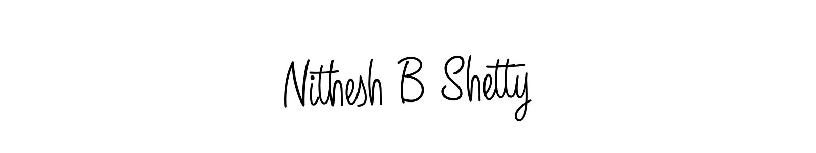 How to Draw Nithesh B Shetty signature style? Angelique-Rose-font-FFP is a latest design signature styles for name Nithesh B Shetty. Nithesh B Shetty signature style 5 images and pictures png