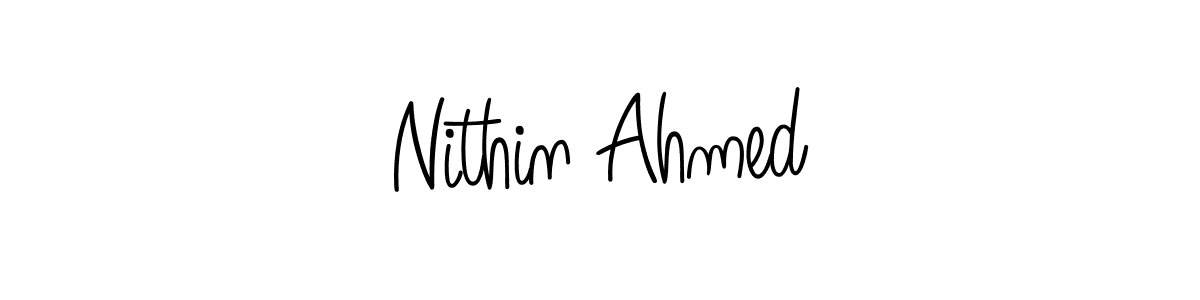 Similarly Angelique-Rose-font-FFP is the best handwritten signature design. Signature creator online .You can use it as an online autograph creator for name Nithin Ahmed. Nithin Ahmed signature style 5 images and pictures png