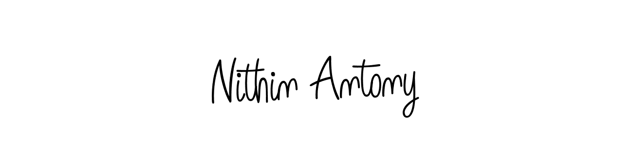 How to make Nithin Antony signature? Angelique-Rose-font-FFP is a professional autograph style. Create handwritten signature for Nithin Antony name. Nithin Antony signature style 5 images and pictures png