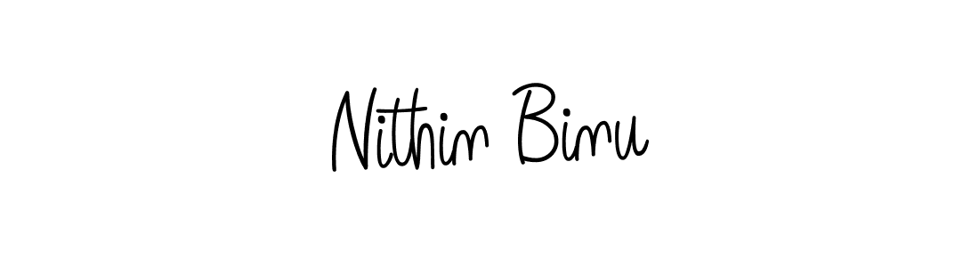 How to make Nithin Binu signature? Angelique-Rose-font-FFP is a professional autograph style. Create handwritten signature for Nithin Binu name. Nithin Binu signature style 5 images and pictures png