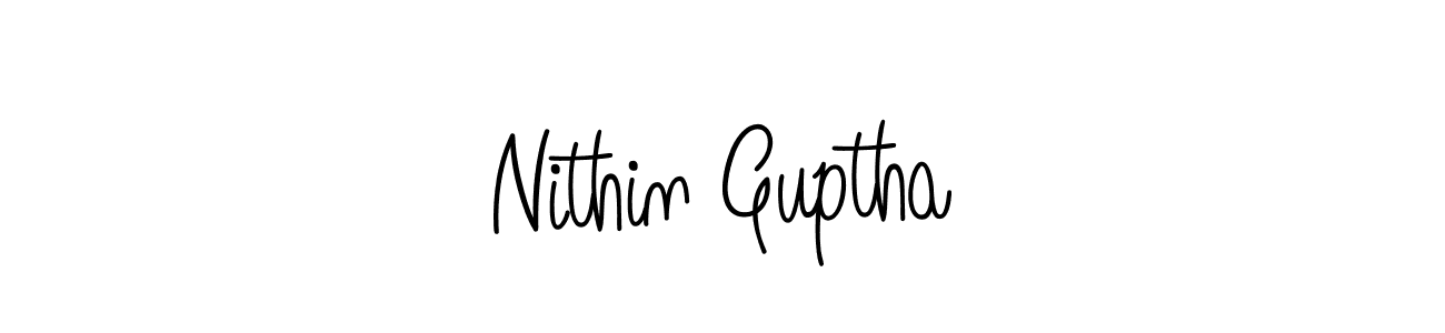 This is the best signature style for the Nithin Guptha name. Also you like these signature font (Angelique-Rose-font-FFP). Mix name signature. Nithin Guptha signature style 5 images and pictures png
