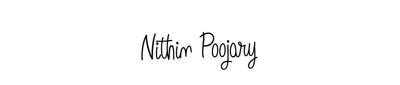 This is the best signature style for the Nithin Poojary name. Also you like these signature font (Angelique-Rose-font-FFP). Mix name signature. Nithin Poojary signature style 5 images and pictures png