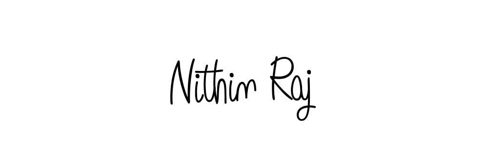 Nithin Raj stylish signature style. Best Handwritten Sign (Angelique-Rose-font-FFP) for my name. Handwritten Signature Collection Ideas for my name Nithin Raj. Nithin Raj signature style 5 images and pictures png