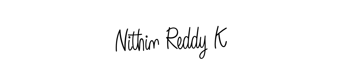 Check out images of Autograph of Nithin Reddy K name. Actor Nithin Reddy K Signature Style. Angelique-Rose-font-FFP is a professional sign style online. Nithin Reddy K signature style 5 images and pictures png