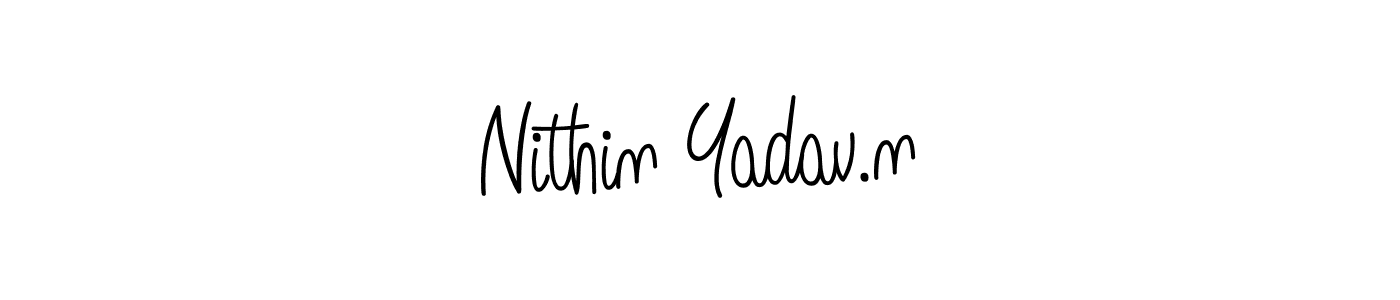 Here are the top 10 professional signature styles for the name Nithin Yadav.n. These are the best autograph styles you can use for your name. Nithin Yadav.n signature style 5 images and pictures png