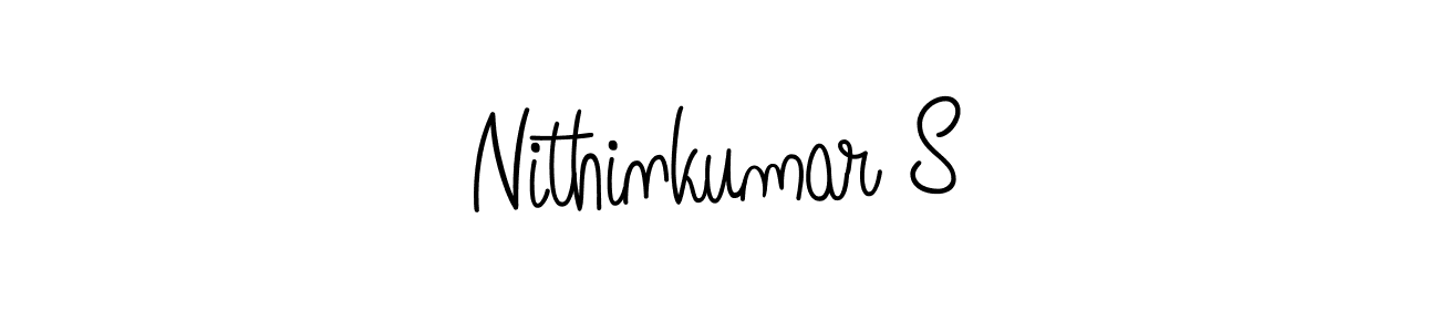 Make a beautiful signature design for name Nithinkumar S. Use this online signature maker to create a handwritten signature for free. Nithinkumar S signature style 5 images and pictures png