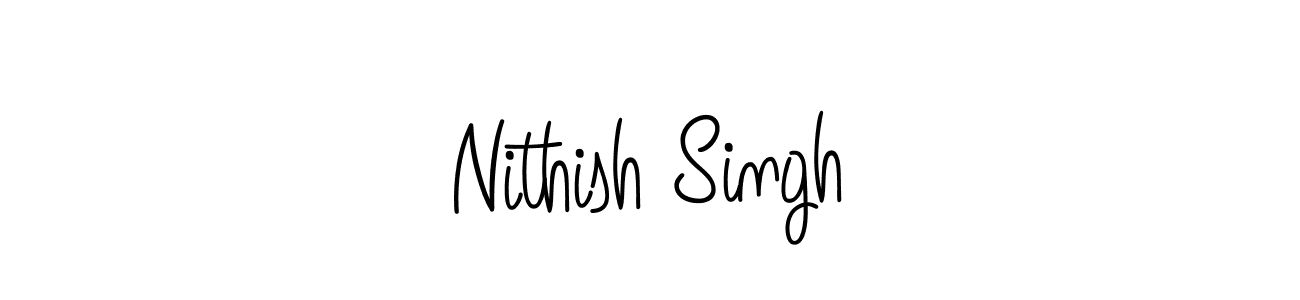 Also we have Nithish Singh name is the best signature style. Create professional handwritten signature collection using Angelique-Rose-font-FFP autograph style. Nithish Singh signature style 5 images and pictures png