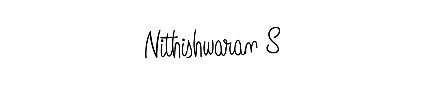 Check out images of Autograph of Nithishwaran S name. Actor Nithishwaran S Signature Style. Angelique-Rose-font-FFP is a professional sign style online. Nithishwaran S signature style 5 images and pictures png