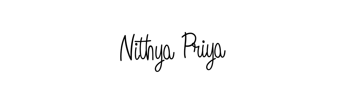 It looks lik you need a new signature style for name Nithya Priya. Design unique handwritten (Angelique-Rose-font-FFP) signature with our free signature maker in just a few clicks. Nithya Priya signature style 5 images and pictures png