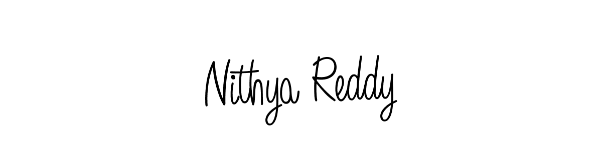 Nithya Reddy stylish signature style. Best Handwritten Sign (Angelique-Rose-font-FFP) for my name. Handwritten Signature Collection Ideas for my name Nithya Reddy. Nithya Reddy signature style 5 images and pictures png