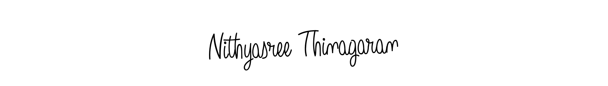 Create a beautiful signature design for name Nithyasree Thinagaran. With this signature (Angelique-Rose-font-FFP) fonts, you can make a handwritten signature for free. Nithyasree Thinagaran signature style 5 images and pictures png