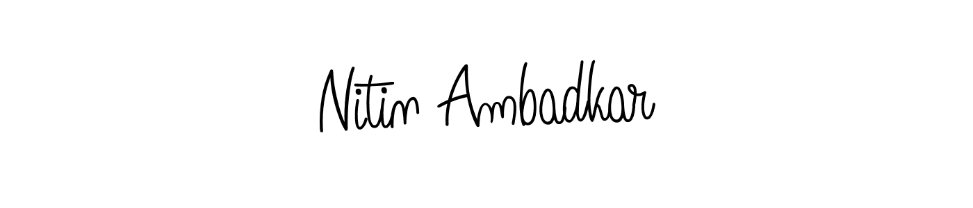 Also You can easily find your signature by using the search form. We will create Nitin Ambadkar name handwritten signature images for you free of cost using Angelique-Rose-font-FFP sign style. Nitin Ambadkar signature style 5 images and pictures png