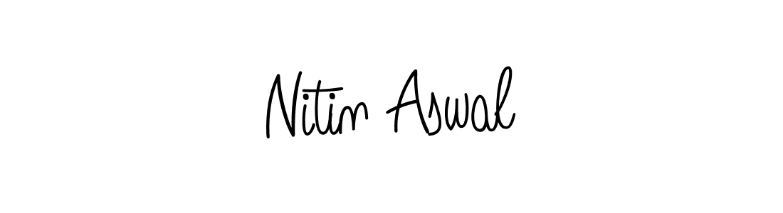 Here are the top 10 professional signature styles for the name Nitin Aswal. These are the best autograph styles you can use for your name. Nitin Aswal signature style 5 images and pictures png