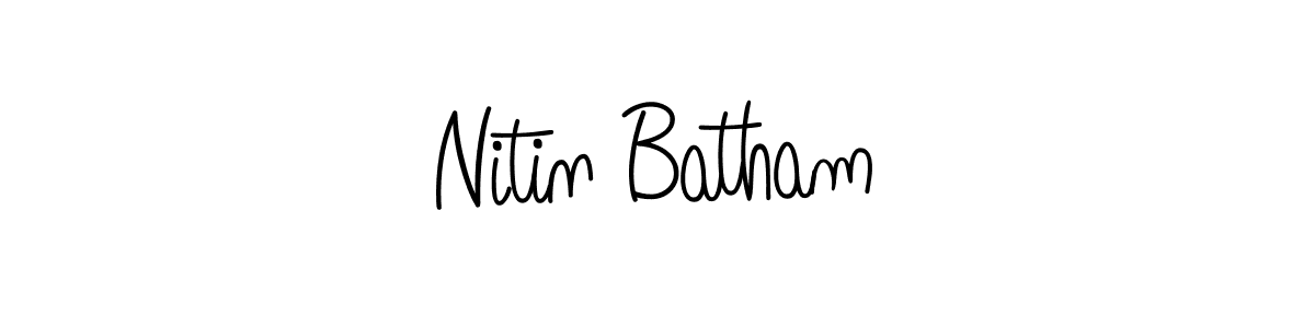 Also You can easily find your signature by using the search form. We will create Nitin Batham name handwritten signature images for you free of cost using Angelique-Rose-font-FFP sign style. Nitin Batham signature style 5 images and pictures png