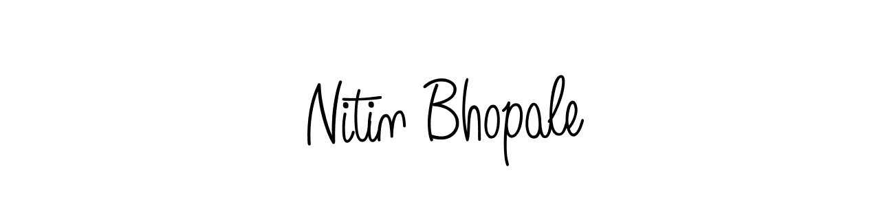 Also You can easily find your signature by using the search form. We will create Nitin Bhopale name handwritten signature images for you free of cost using Angelique-Rose-font-FFP sign style. Nitin Bhopale signature style 5 images and pictures png